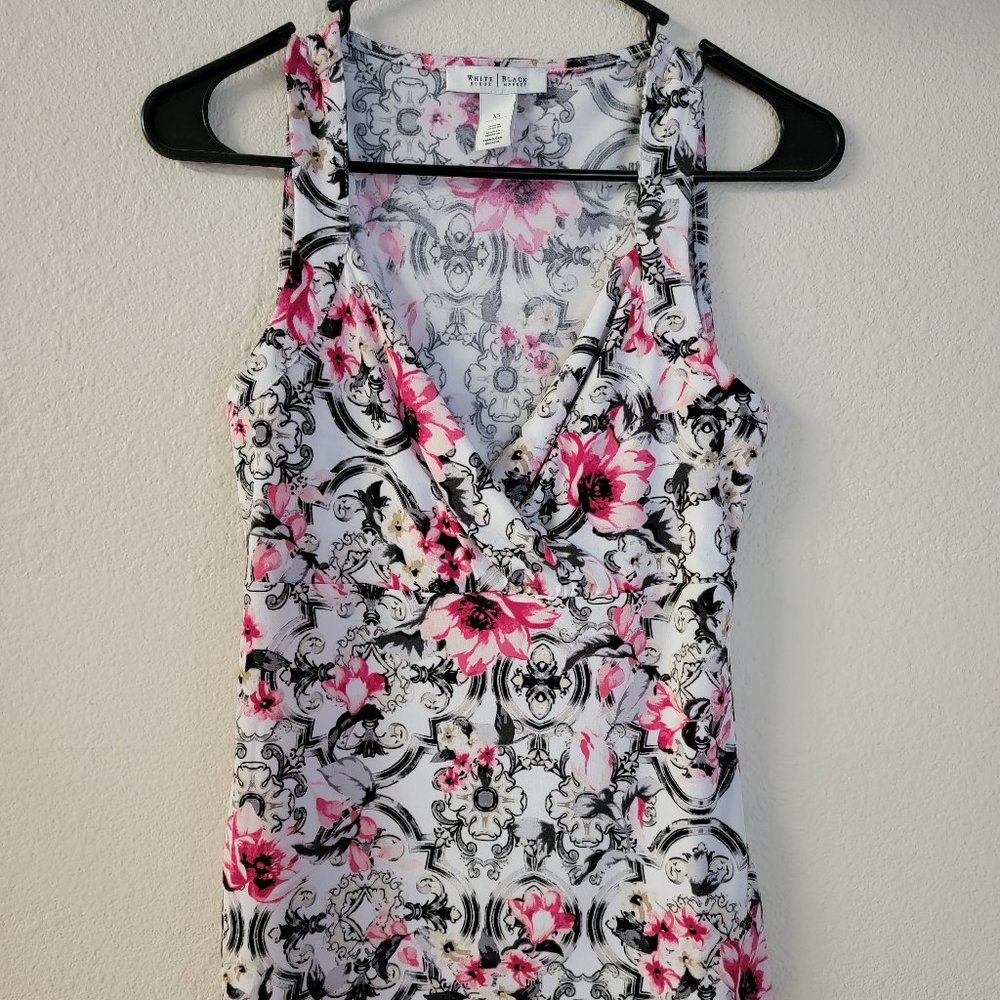 White House Black Market Floral Top/Cami